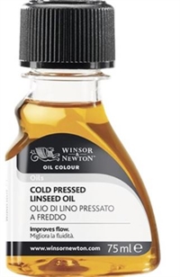 W & N Oil Linseed Cold pressed 75ml.