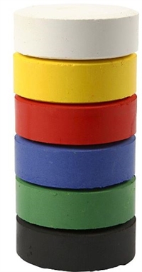 Vandfarve Colortime refill - 6 stk 19mm