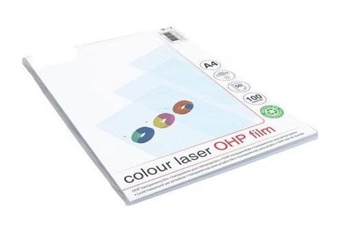 Overhead folie A4  til laser 50/pk.