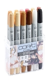 Copic marker CIAO Hudfarver, sæt med 12 farver. incl. plastdisplay