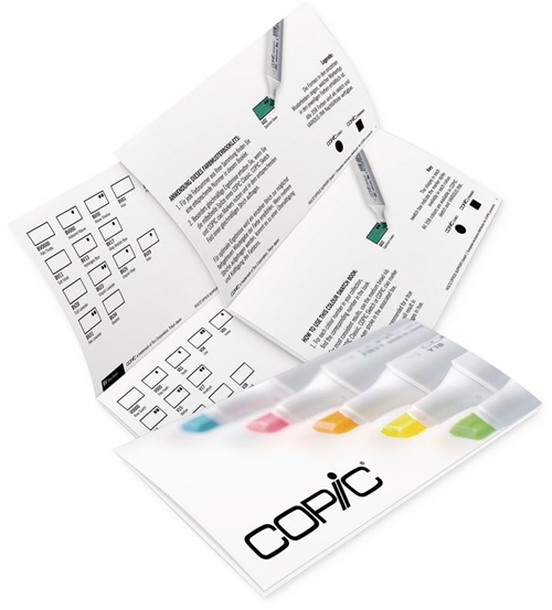 Copic Farvebog "Swatch Book" til 358 farver