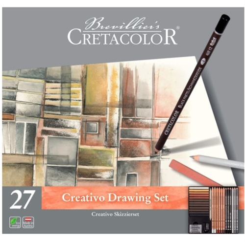 Cretacolor Creativo Drawing Sæt 27 dele
