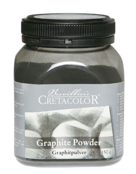 Cretacolor Grafitpulver 150g farve sort