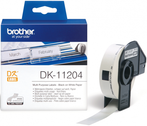 Brother DK11204 Multilabel 17x54mm - 400stk 
