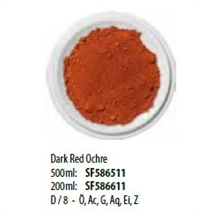 Pigment farve 500 ml. Dark Red Ochre