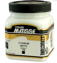 Derivan Structure 250ml Acryl maling Titanium White