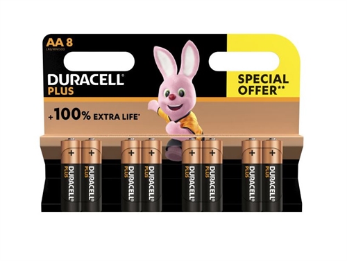 Duracell Plus power AA 8/stk