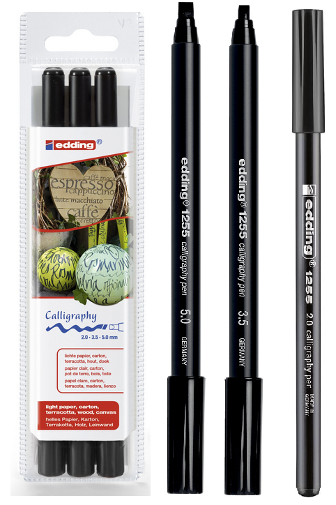 Edding 1255 kalligrafiepen staalblauw (3,5 mm Edding 1255 kalligrafiepen staalblauw (3,5 mm