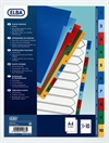 Elba registre 1-10 A4 farvet, 25 sæt pr. pk.