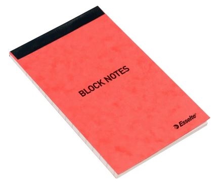 Esselte lomme notesblok, 130x80 mm, 50 ark