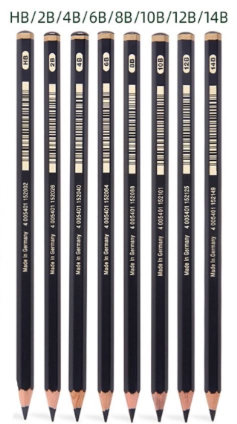 Faber-Castell Pitt Graphite Matt blyant  2B til 14B   "enkeltsalg"