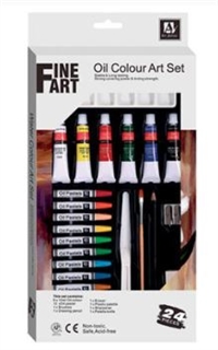 Fine Art olie farver - 24dele