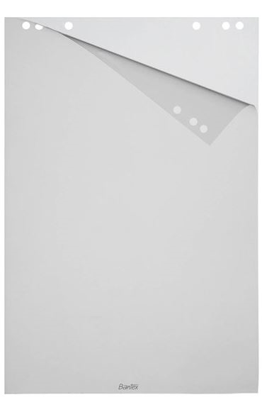 Flipoverpapir Bantex, 60 x 85cm, 70g, 50blade