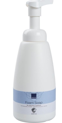 Skumsæbe Abena uden parfume uden farve 500ml med pumpe