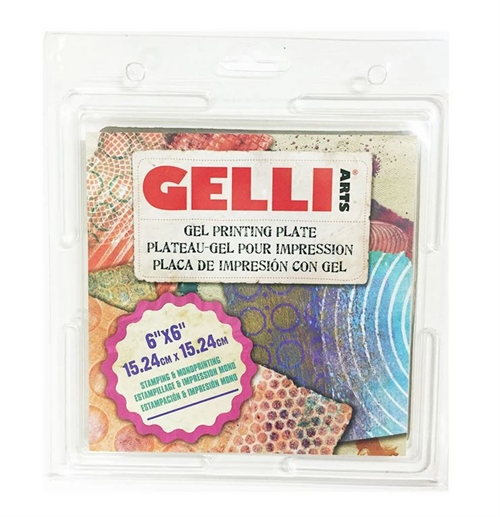 Trykplade Gelli Arts geltryk - 15,4x15,4 cm