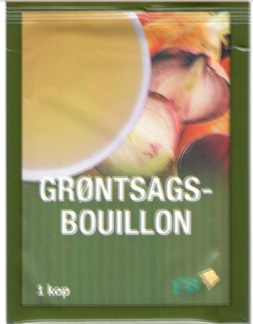 Grøntsags suppe / bouillon 100 breve