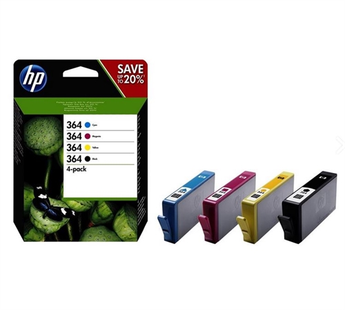 HP 364 Value pack - sort, cyan, magenta, yellow