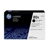 HP 80X  lasertoner sort CF280XD Dobbelt pakke