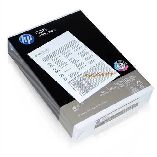 HP COPY kopipapir A4 80gram, inkjetpapir/laserpapir