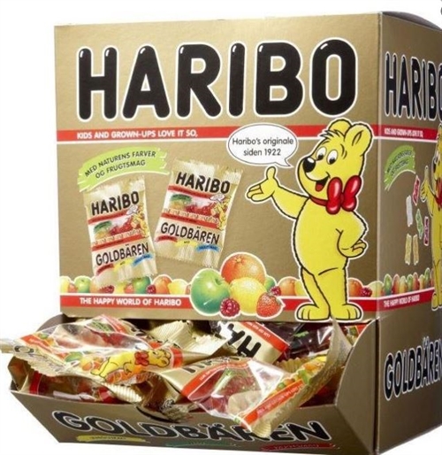 Guldbamser Haribo 100ps. pr. kasse