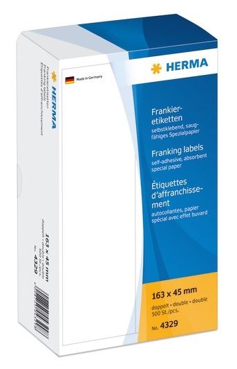 Herma frankeringsetiket 163 x 45mm