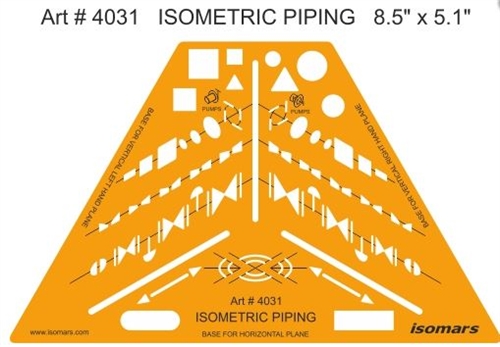 Isometrisk skabelon 4031 isometric piping