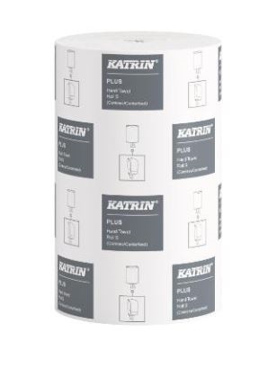 Håndklæderulle Katrin Plus S 1-lag  no. 5473  20.5 cm x110 m Uperforeret Hvid