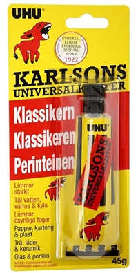 UHU lim Karlsons klister 45gram tube.