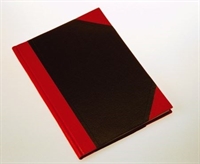 Kina notes A5 sort/rød, 80 sider