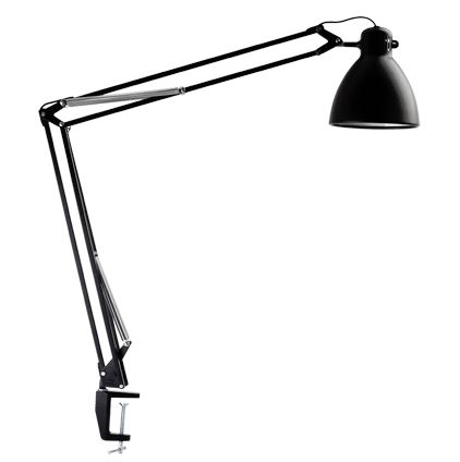 Luxo Lampe L-1 LED - sort, hvid eller grå - frit leveret