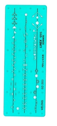 Linex 1291S Welding ISO 2553 skabelon