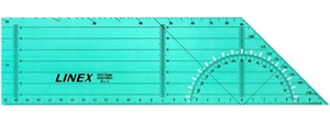 Linex Geo-Ruler – kombineret lineal og geometritrekant