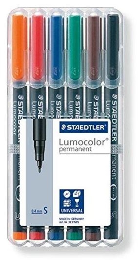 Lumocolor 313WP-6  Staedtler