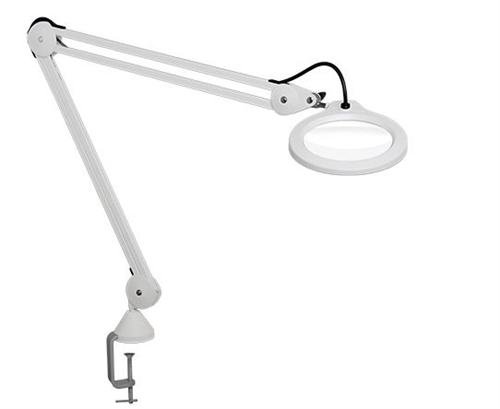 LUXO Luplampe LFM LED G2 med 3Dioptri glaslinse