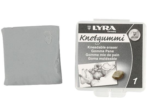 Lyra viskelæder, knet gummi   30 x 30 x 10mm