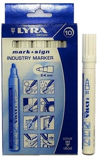Lyra Industrimarker 3mm (2-4mm)  Mark og Sign