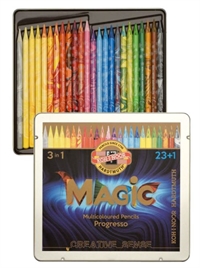 Progresso Magic pennesæt 24 farver - Koh-I-Noor