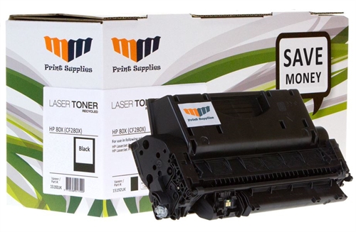 MM recyl. HP 80X  lasertoner sort CF280XC