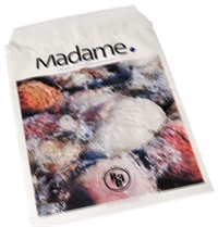 Madamepose, vand /sten tryk, 5 l, hvid, LDPE/RE3, 24,5x35cm, med tryk