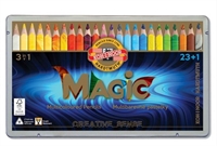 Koh-I-noor JUMBO Magic Jumbo farveblyanter  23+1