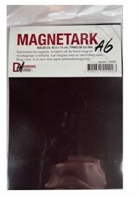 Magnetark A6 selvklæbende (0,6mm tykkelse)