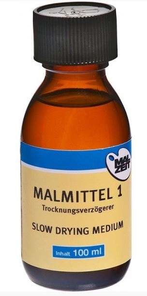 Malemiddel 1, 100ml, tørringsretarder, langsomt tørrende