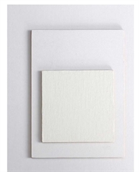 Canvas Board 10 x 10cm 3 mm MDF plade overbetrukket med bomuldsstof  "udsolgt"