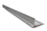 Metallineal 60 cm med gribeskinne  Special produkt fra Hahnemuhle