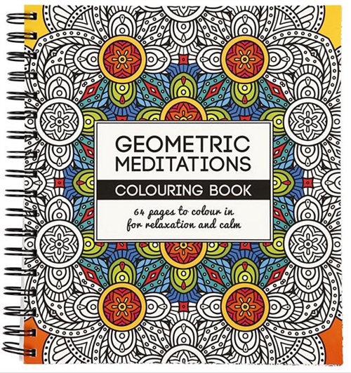 Mindfulness malebog  Geometrisk 19,5x23 cm