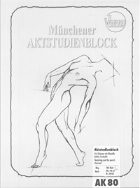 Vang Münchener aktstudienblock 30x40cm 80g 100blade