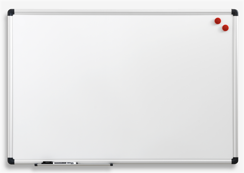 NAGA magnetisk whiteboard 60x90 cm med aluramme