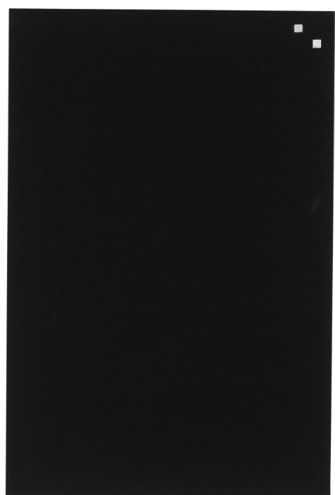 Glastavle magnetisk 40x60cm - sort eller hvid