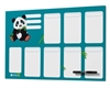 Naga magnetisk børnetavle ståltavle ugetavle 40 x 60 cm  Panda