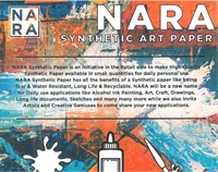 Nara Syntetisk Art papir A4+ 200 gr. farve hvid